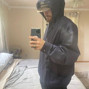Eddie Bauer XXL Dark Blue Lightweight Shell